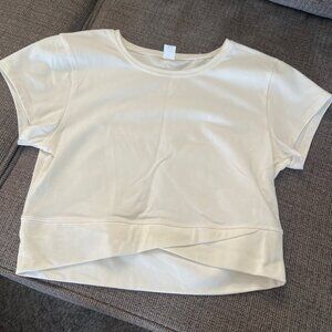 Old Navy Cream Crop Shirt